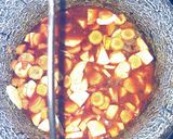 Bográcsban készült babgulyás recept fázis 5 fotója