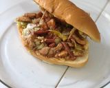 Foto del paso 5 de la receta: Sándwich de pollo ranchero