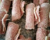 Foto del passaggio 3 della ricetta 🍖🧀Involtini di Lonza al Forno🔥🤤