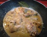 Foto del paso 7 de la receta Conejo en salsa con majada de hígado