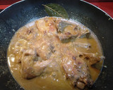Foto del paso 7 de la receta: Conejo en salsa con majada de hígado