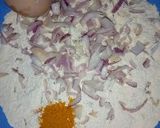 A picture of step 1 of Wainan fulawa.