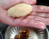 A picture of step 4 of Dates Dryfruits Kalakand rolls.