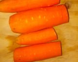 Foto del paso 1 de la receta: Snacks de zanahoria 🥕