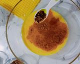 A picture of step 4 of Memon's Fusion Omelette.