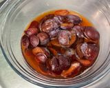 Une image de l'étape 2 de Compote de prunes d'ente au sirop d'érable et vanille de Madagascar.