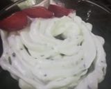 A picture of step 5 of Hot strawberry Basil Pudding.