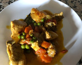 Foto del paso 5 de la receta: Pollo con verduras y naranja