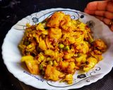 A picture of step 6 of Cabbage aloo matar ki sabzi.