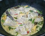 Foto langkah ke 8 dari resep 80. Lodeh Jantung Ikan Asap.