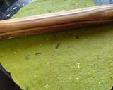A picture of step 4 of Palak Paratha.