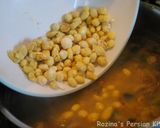 A picture of step 10 of Omaj soup آش اوماج تبریزی.
