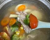 43.) Soup ayam langkah memasak 5 foto