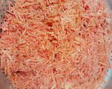 A picture of step 1 of Gajar ka Halwa.
