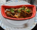 A picture of step 9 of Nagpuri special spicy saoji masala mutton.
