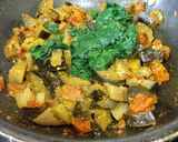 A picture of step 3 of Methi Baingan Tamatar Sabzi.
