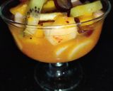 A picture of step 4 of Fruit Chaat With Orange Juice 🍊 😋.