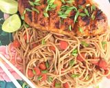 A picture of step 6 of Fajita noodles.