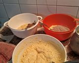 Foto del paso 5 de la receta: Bizcochuelo Marmolado con Dulce de Leche, Coco y Limón con Cocoa