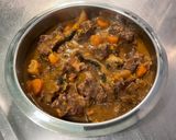 Une image de l'étape 29 de Bœuf bourguignon revisité à la patate douce, carottes, navets et champignons.