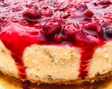 Pas rețetă Cheesecake fin cu blat și sos caramel 6 fotografie