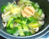 รูปขั้นตอนการทำที่ 6 ของ มิโซะซุปผักรวม #กินผักรักสุขภาพ3