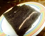 Foto langkah ke 10 dari resep Ketan Hitam Kukus Lapis Keju.