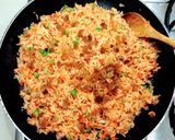 รูปขั้นตอนการทำที่ 2 ของ ข้าวผัดอเมริกัน Thai Food Khao Pad American (Thailand American Fried Rice)