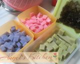 Foto langkah ke 2 dari resep Puding Pasir Mozaik Susu.