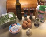 A picture of step 1 of Spinach ricotta ravioli (ravioli plnené špenátom a ricottou).