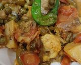 A picture of step 5 of Mixed vegetables.