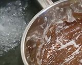 Dupla csokis, pudingos meggyes süti recept fázis 2 fotója