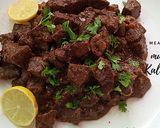 A picture of step 4 of Mutton Fry Dil Gurda Kaleji.
