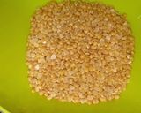 A picture of step 1 of Broccoli with yellow lentils.