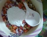 A picture of step 2 of Chaana Chaat.