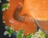 A picture of step 8 of Red sauce spaghetti.
