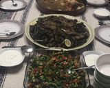 صورة لخطوة 3 من وصفة الدجاج المحشي في البرغل والخضار
