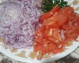 A picture of step 3 of Tomato, onion uttapa.