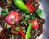 A picture of step 3 of Leftover alu bengan biryani.