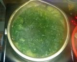 Foto langkah ke 1 dari resep Daun singkong Kuah Santan Kuning 🍴.