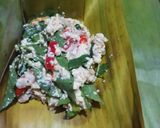 Foto langkah ke 4 dari resep Pepes Tahu Jamur Tiram.