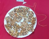 A picture of step 3 of Mix Dry fruit Chikki.
