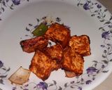 A picture of step 4 of Smoked Paneer Tikka Masala.