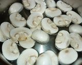 A picture of step 3 of Mushroom Miso Soup.