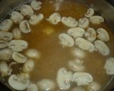A picture of step 5 of Mushroom Miso Soup.