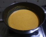 A picture of step 3 of Dahi bhindi.
