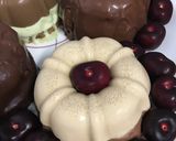 Hình bước làm 9 của món Bánh mousse sô cô la, cà phê & Trà Xanh..