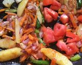 A picture of step 7 of Masala Egg Pasta.