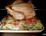 Une image de l'étape 4 de Poulet à la broche et son plat de légumes au Cook Expert.