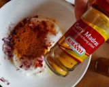 Hähnchen auf Tandori Art im Airfryer Rezeptschritt 3 Foto